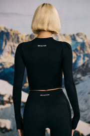 Oh Polly Super Sculpt Top Base Layer Noir Sans Couture
