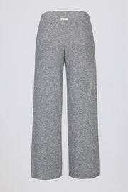Oh Polly BT02530 jogging large maille grise taille mi-haute