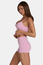 Oh Polly Bo+Tee Soft Active Mini Short Rose Sweet Pink