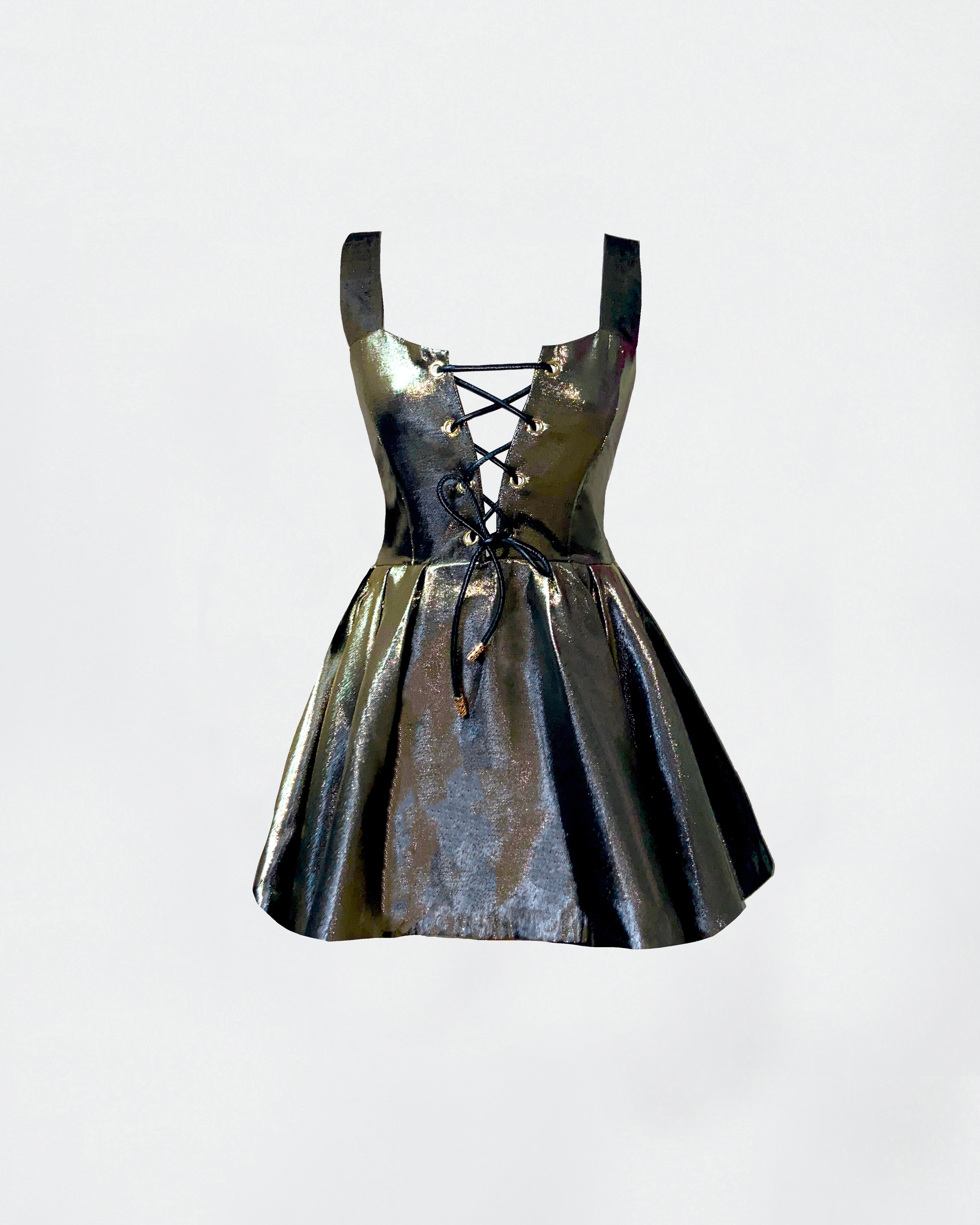 The Ethiquette Ariane Dress Mystical robe lurex XS-XL