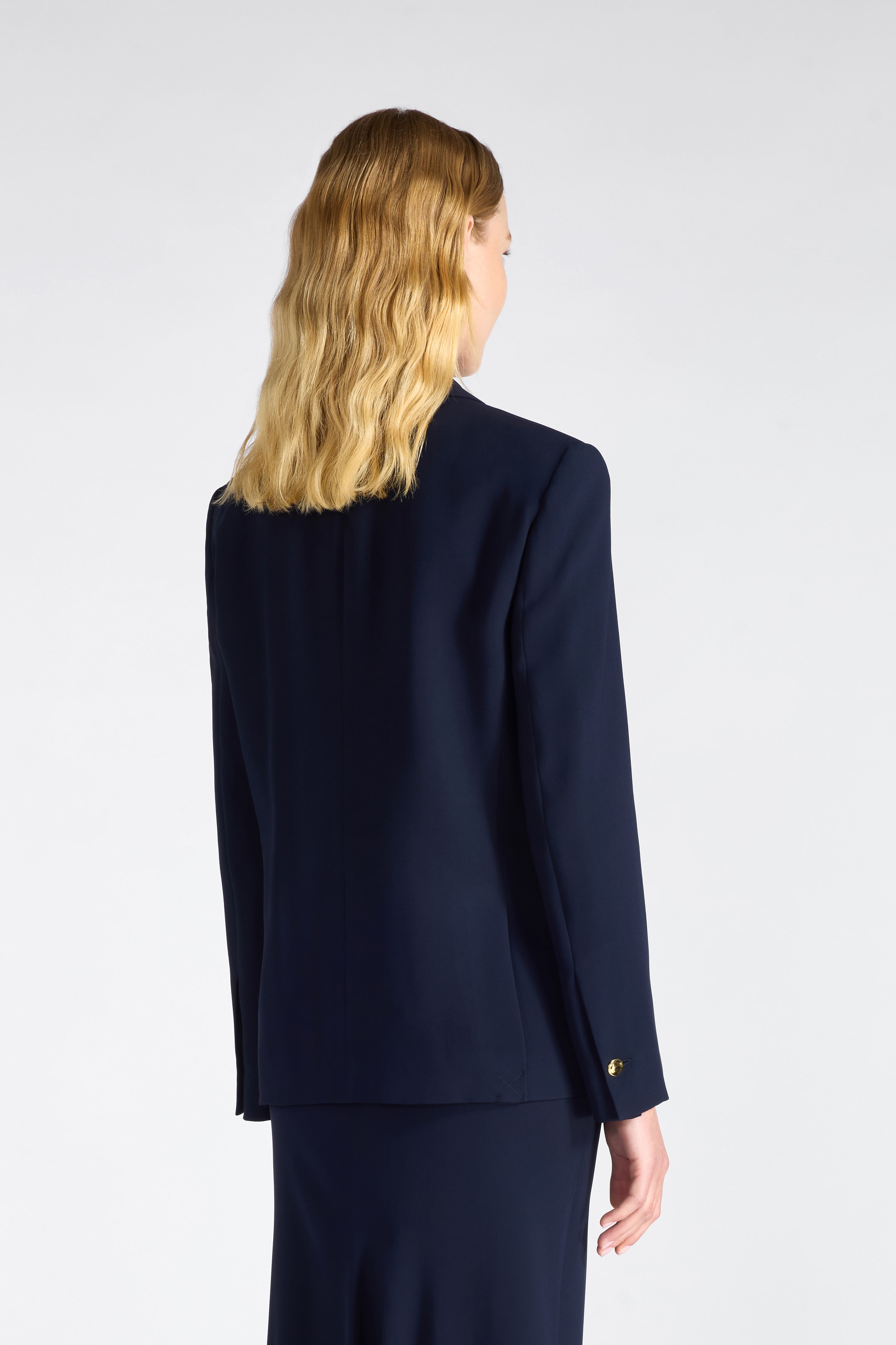 Liviana Conti Roger Blazer Femme Double Boutonnage Nuit