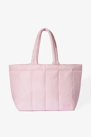 Oh Polly Bo+Tee sac tote matelassé rose poudré waterproof