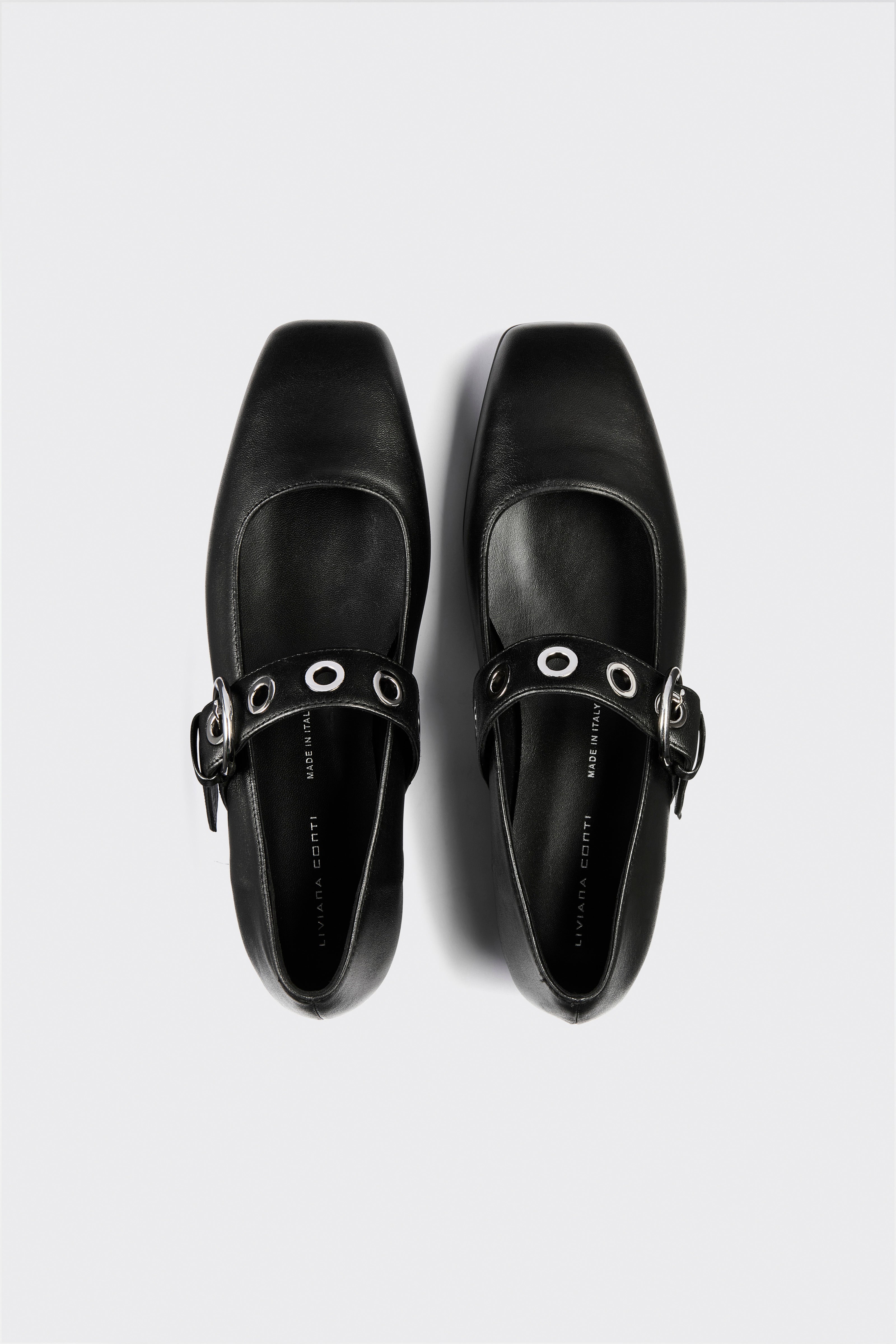 Liviana Conti Liza ballerine femme noir