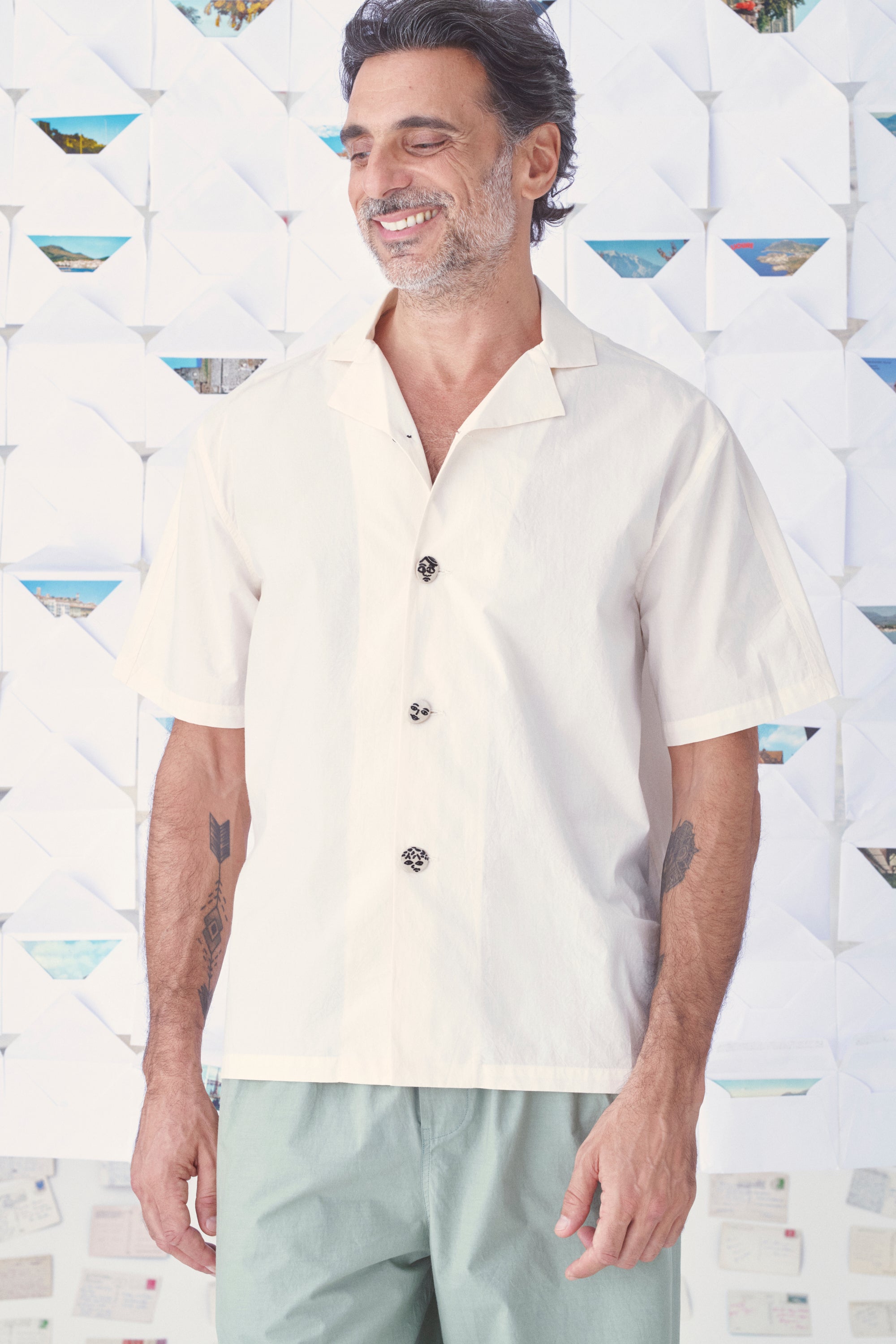 Mii en carte postale Anthony Les Unis chemise homme coton taille M