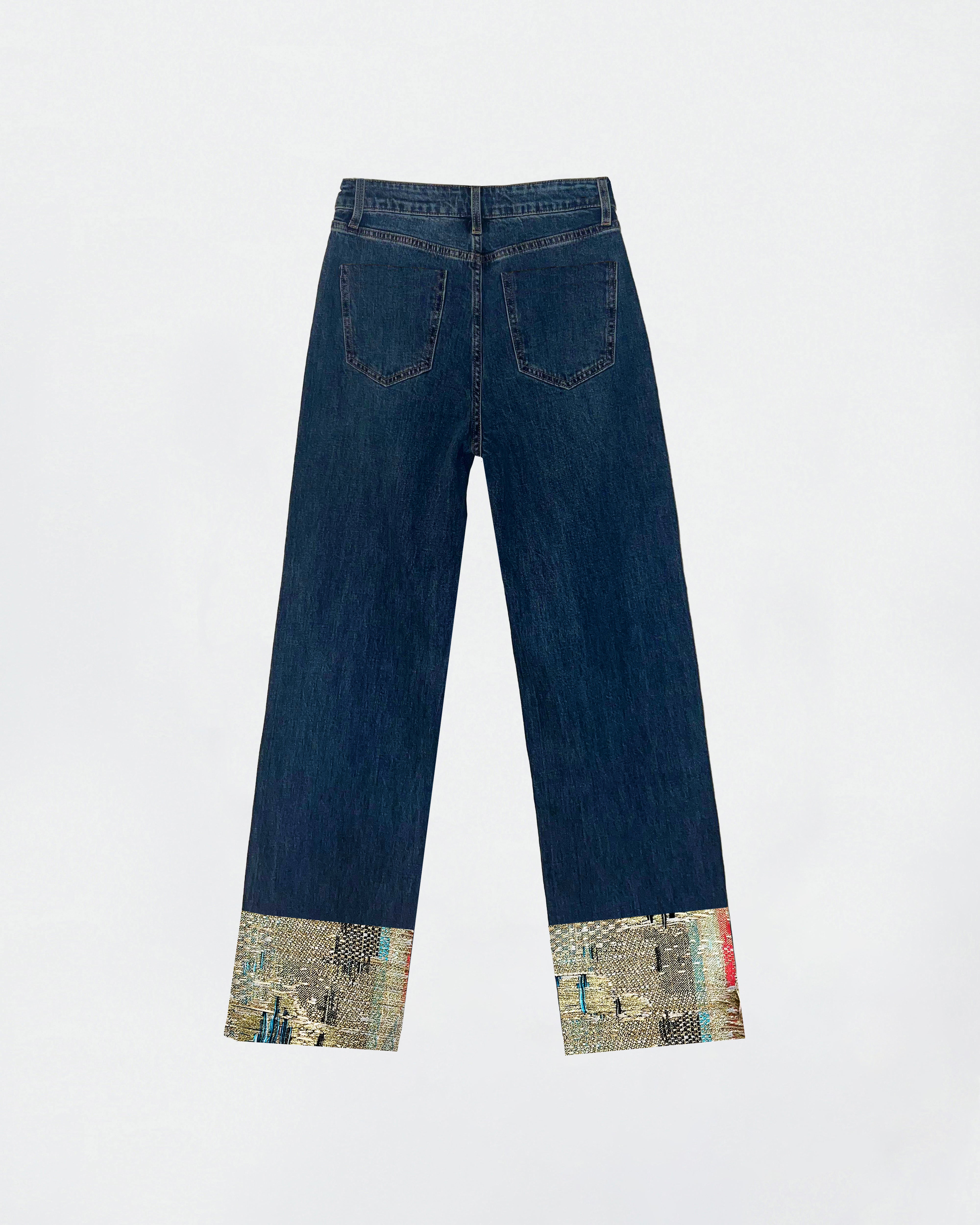 The Ethiquette Narcisse Jeans Hestia denim tweed taille S