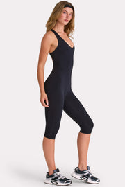 Oh Polly Bo+Tee combi capri sport noir col V