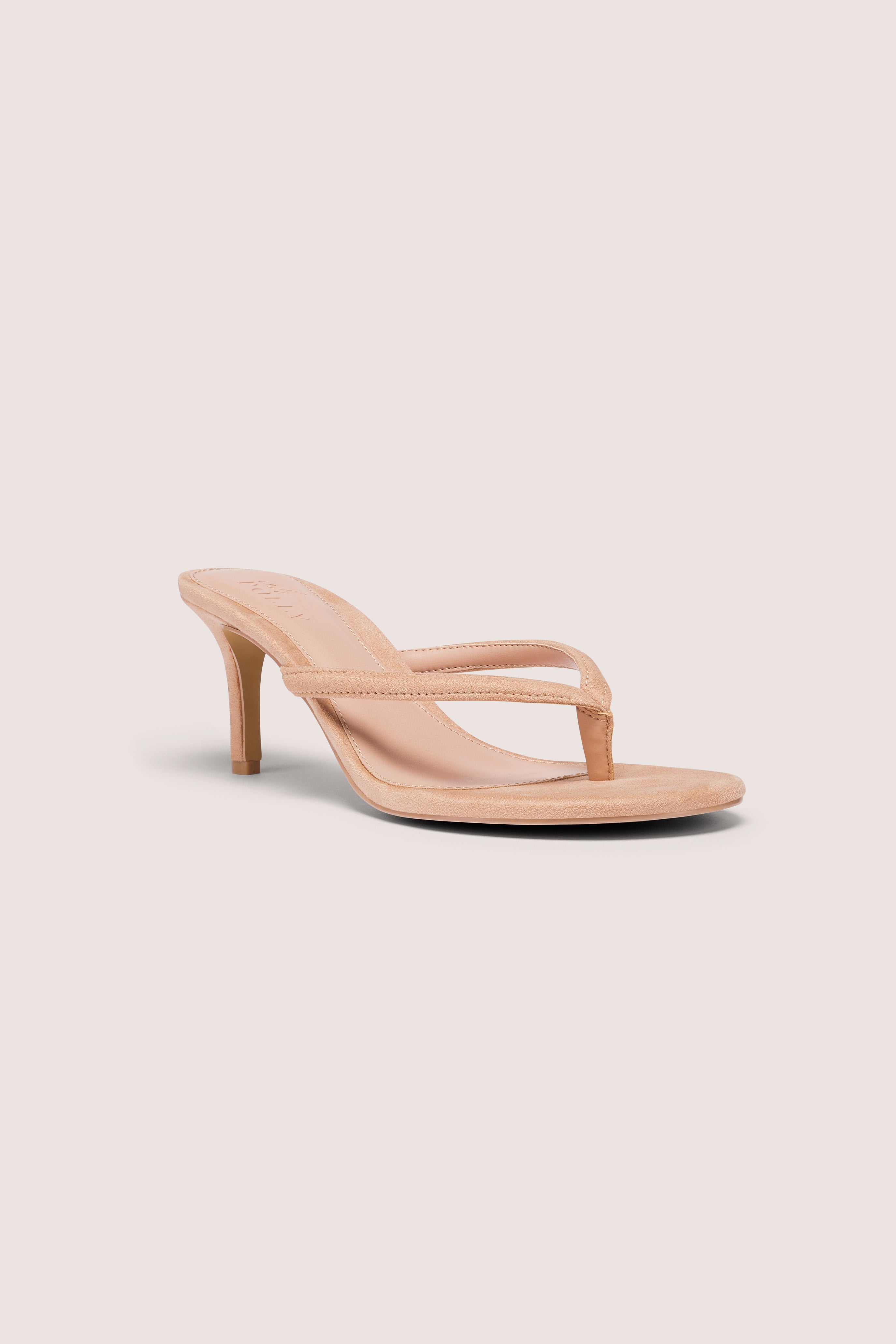 Oh Polly Brielle Sandales à Talon Camel 8 cm