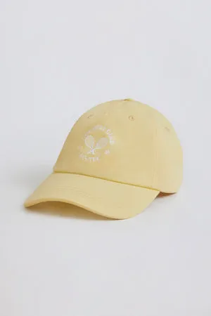 Bo+Tee Baseball Camp casquette coton citron brodée réglable