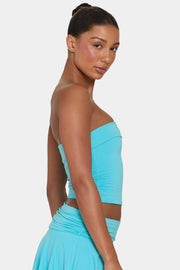 Oh Polly ButterCloud top tube bandeau aqua double