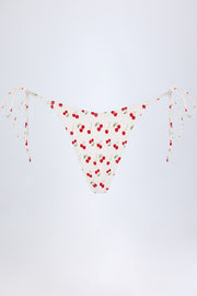 Oh Polly Swim Cove NS0830 bas bikini cheeky cerise imprimé