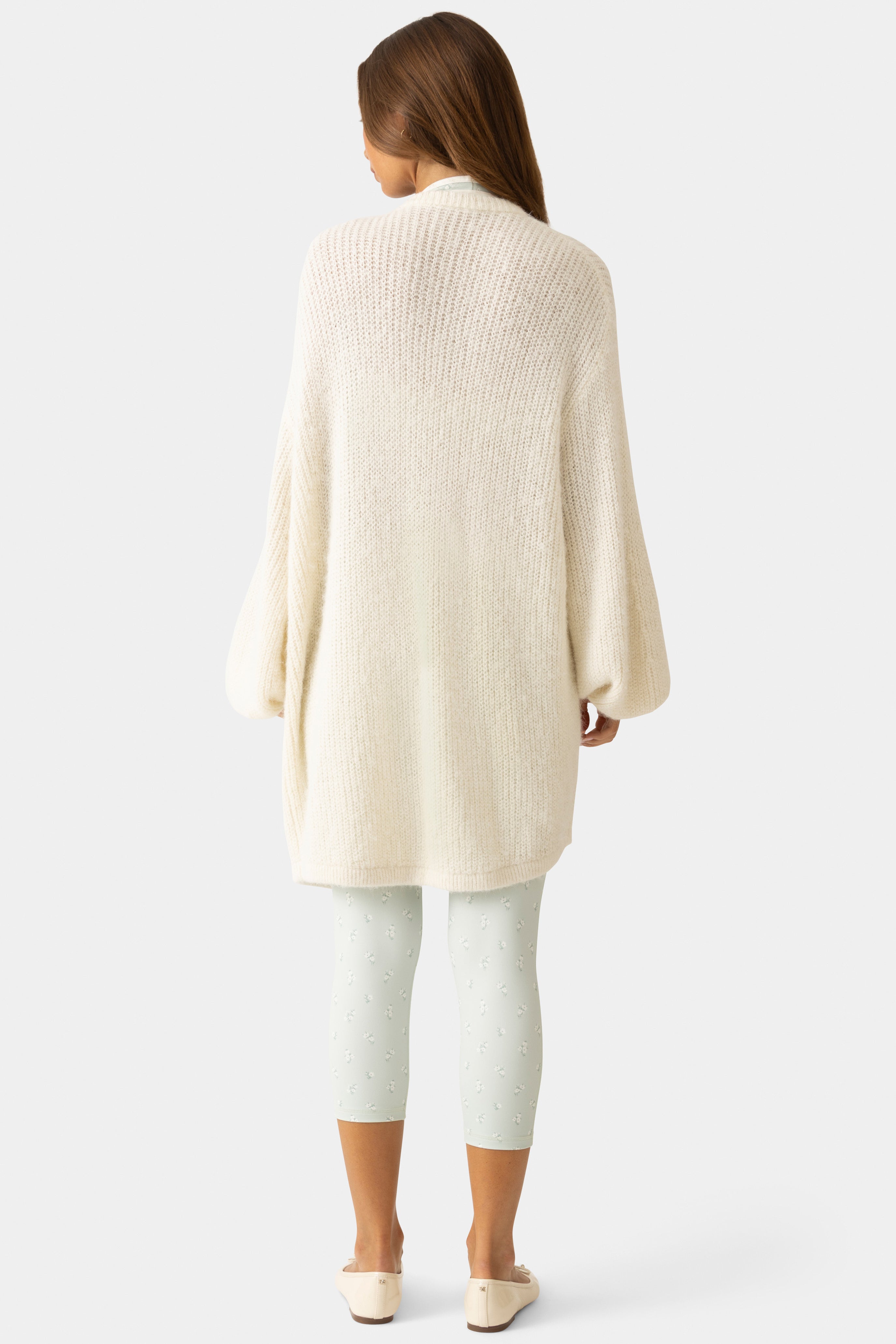Oh Polly Bo+Tee Gilet Maille Douce Vanilla Oversize