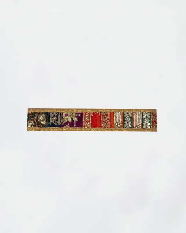The Ethiquette Accessoires Jaipur Belt ceinture brodée