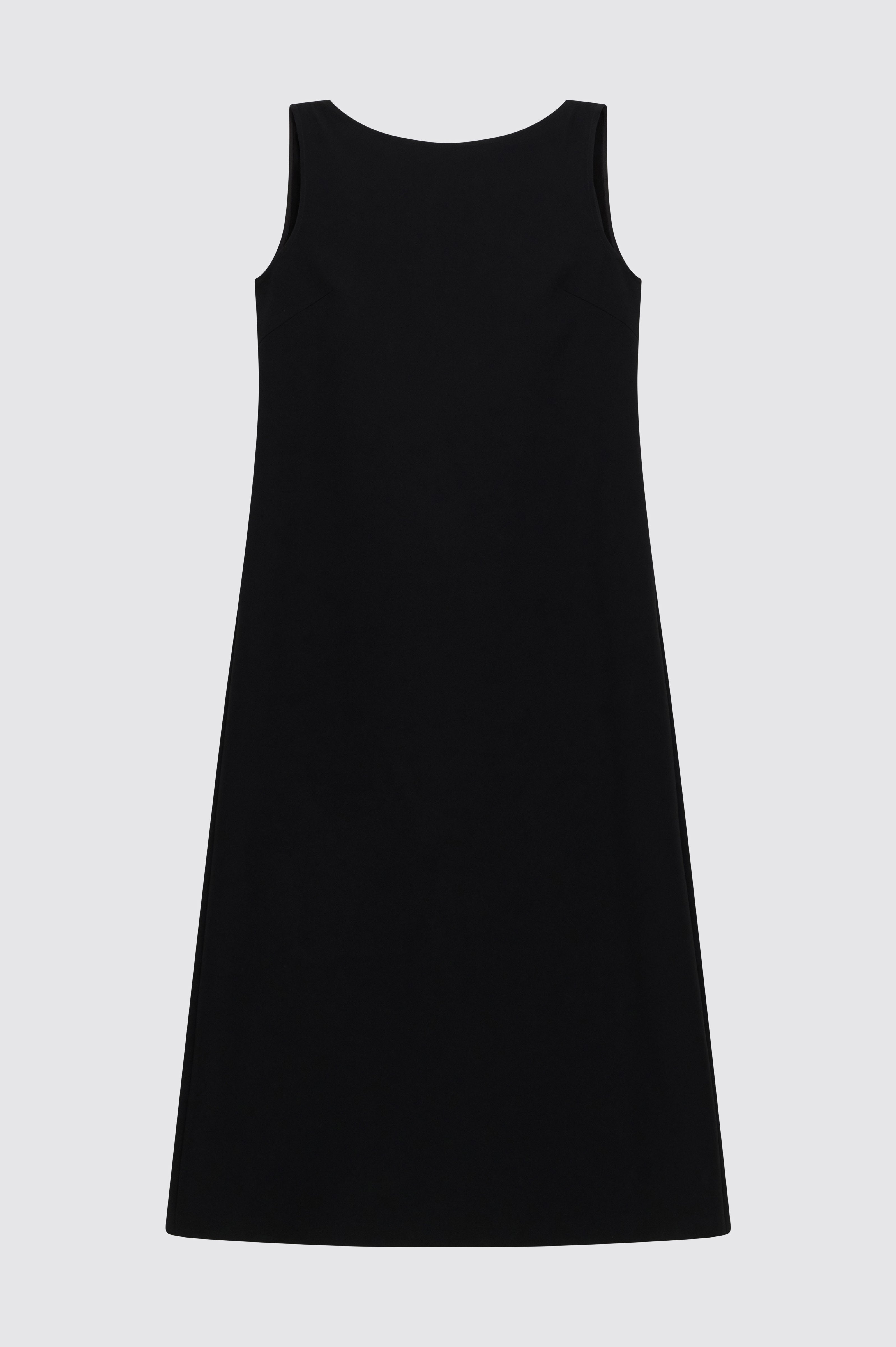 Liviana Conti Melanie robe midi noire 40 cadi drapée