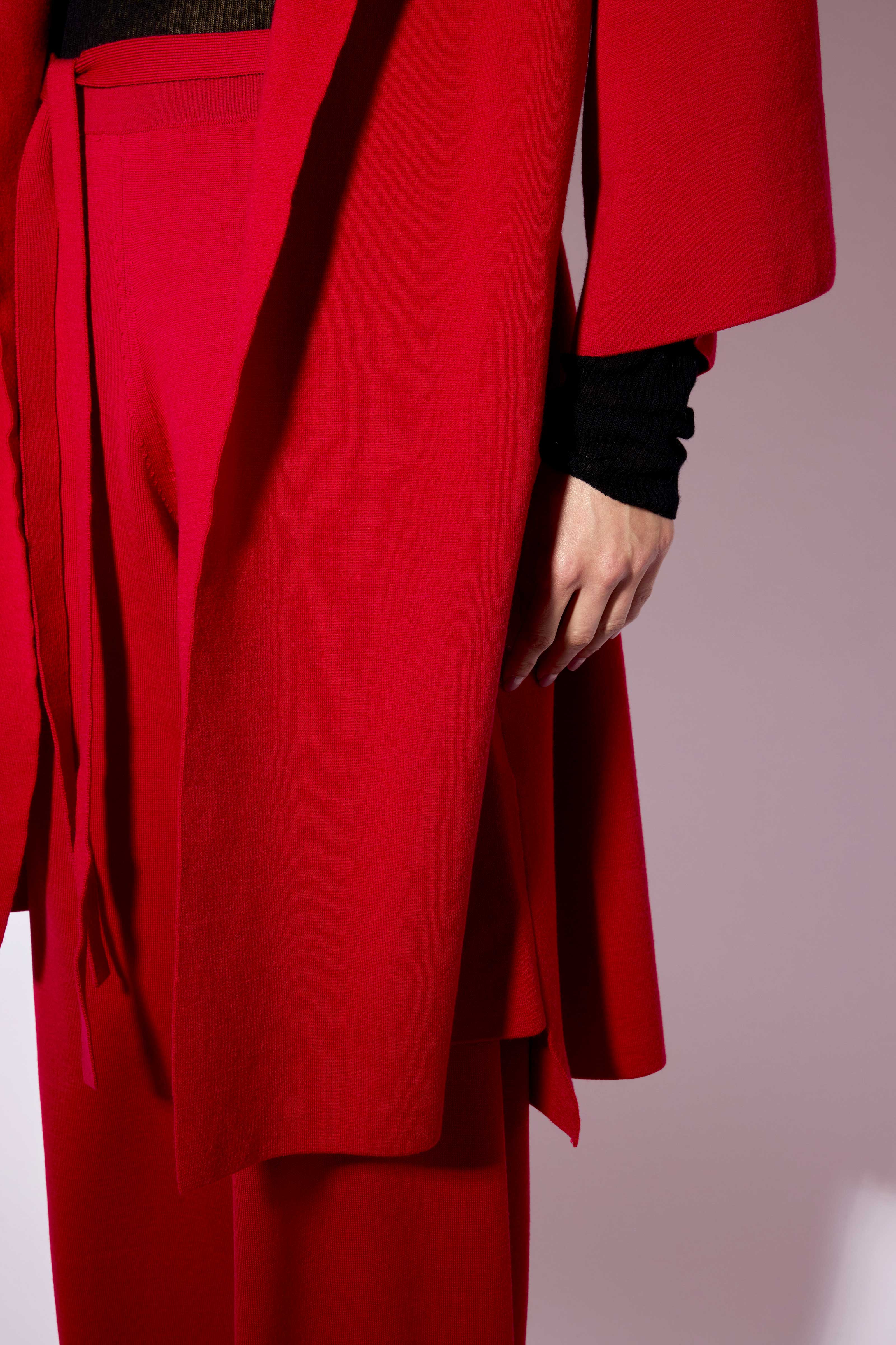 Liviana Conti Cynthia Cardigan Laine Mérinos Noir Ouvert