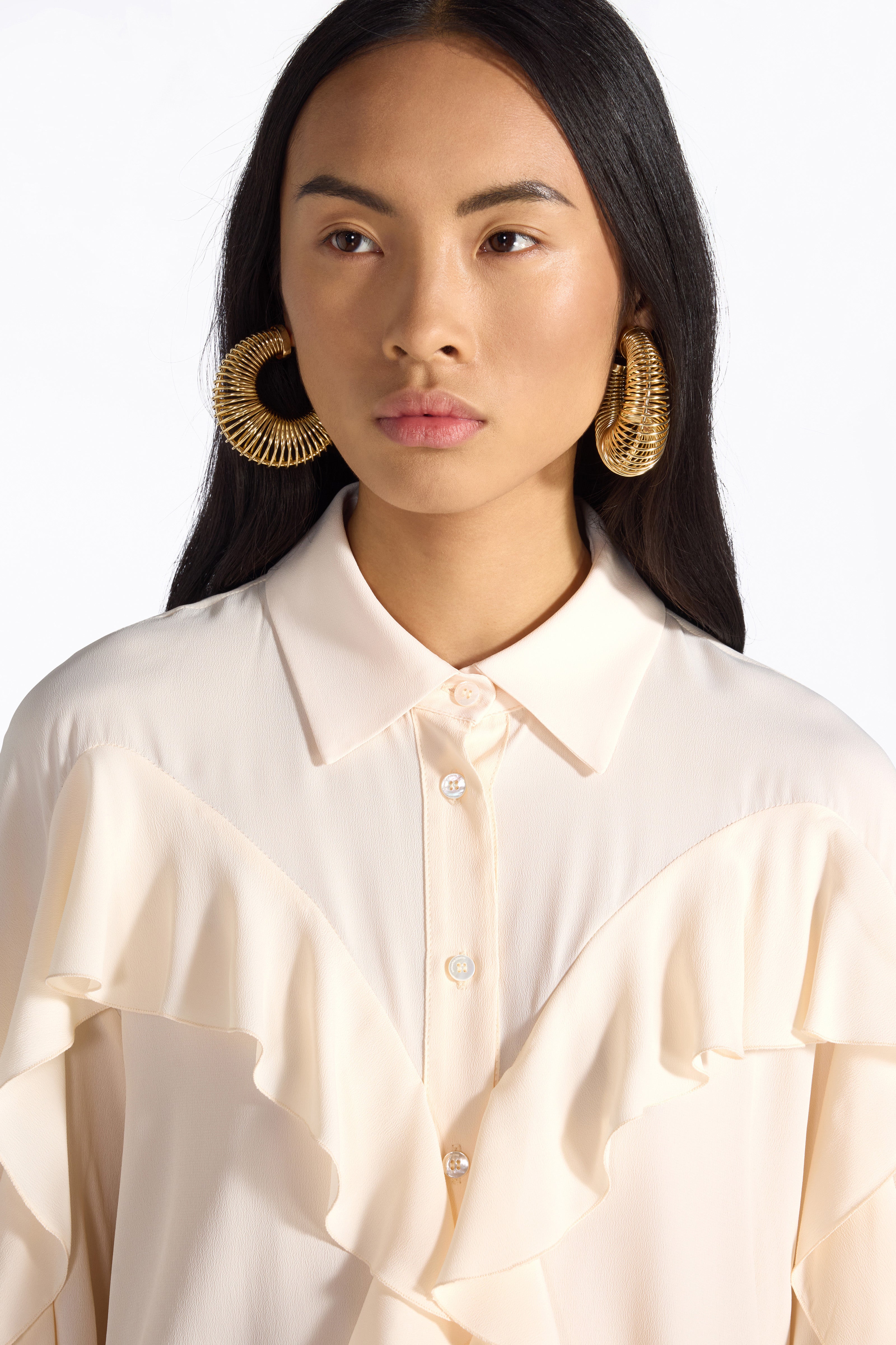 Liviana Conti Cheryl blouse Notte taille 42 acétate-soie