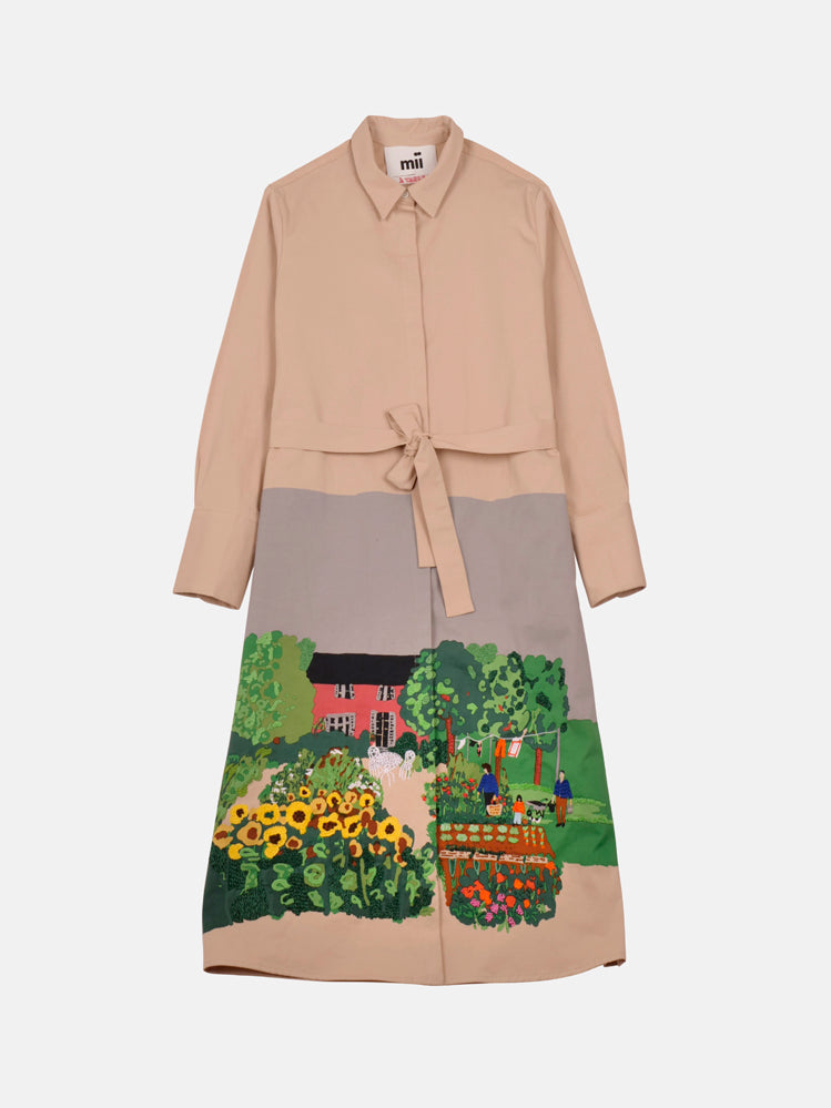 Mii à table Robe Luce Le Potager fleurie femme hiver