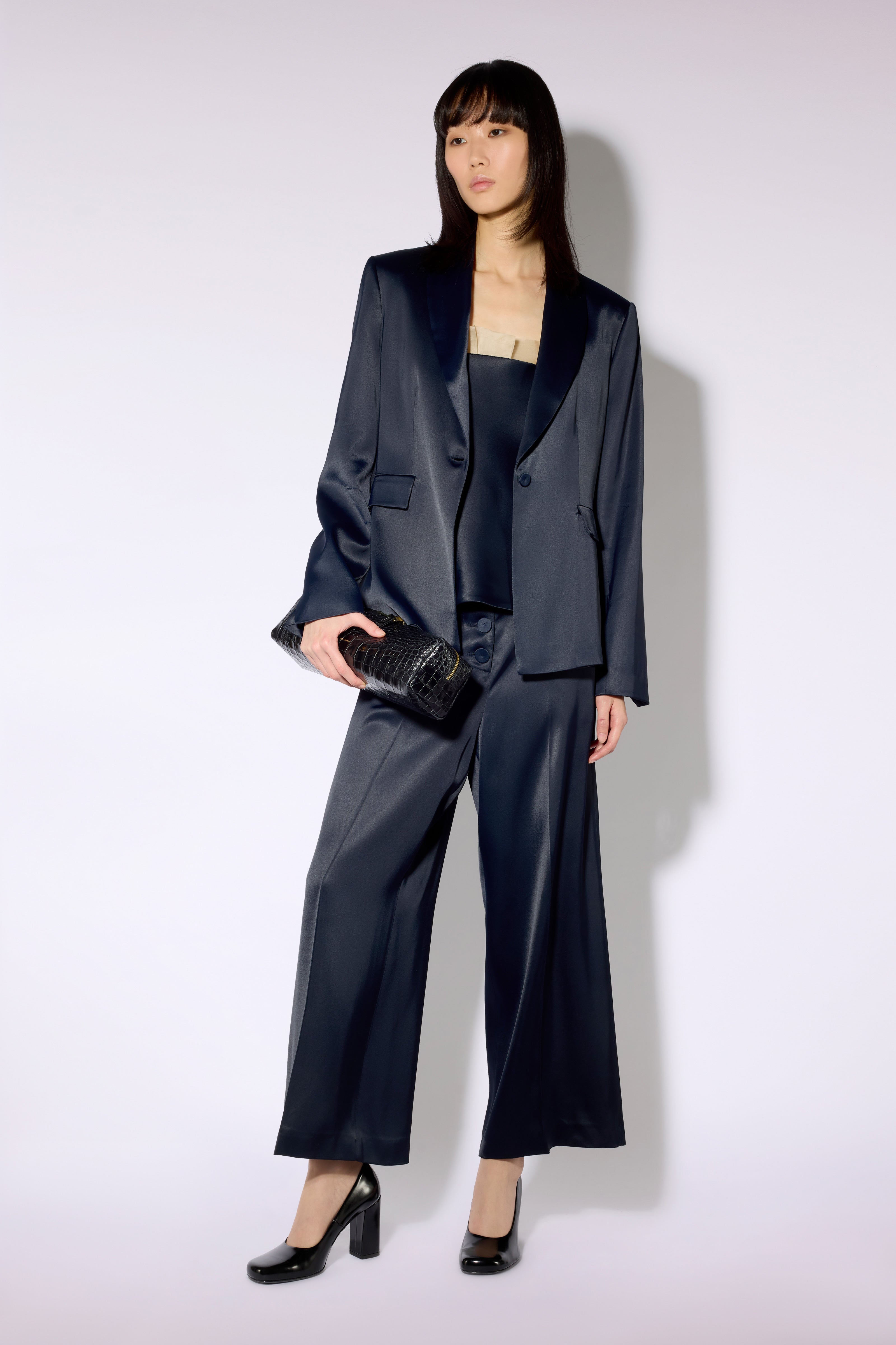Liviana Conti Vince blazer notte 38 bleu nuit