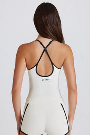 Oh Polly Bo+Tee BT2372 débardeur ivoire stretch