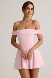 Oh Polly Jaida 14150 mini robe rose Baby Pink modal