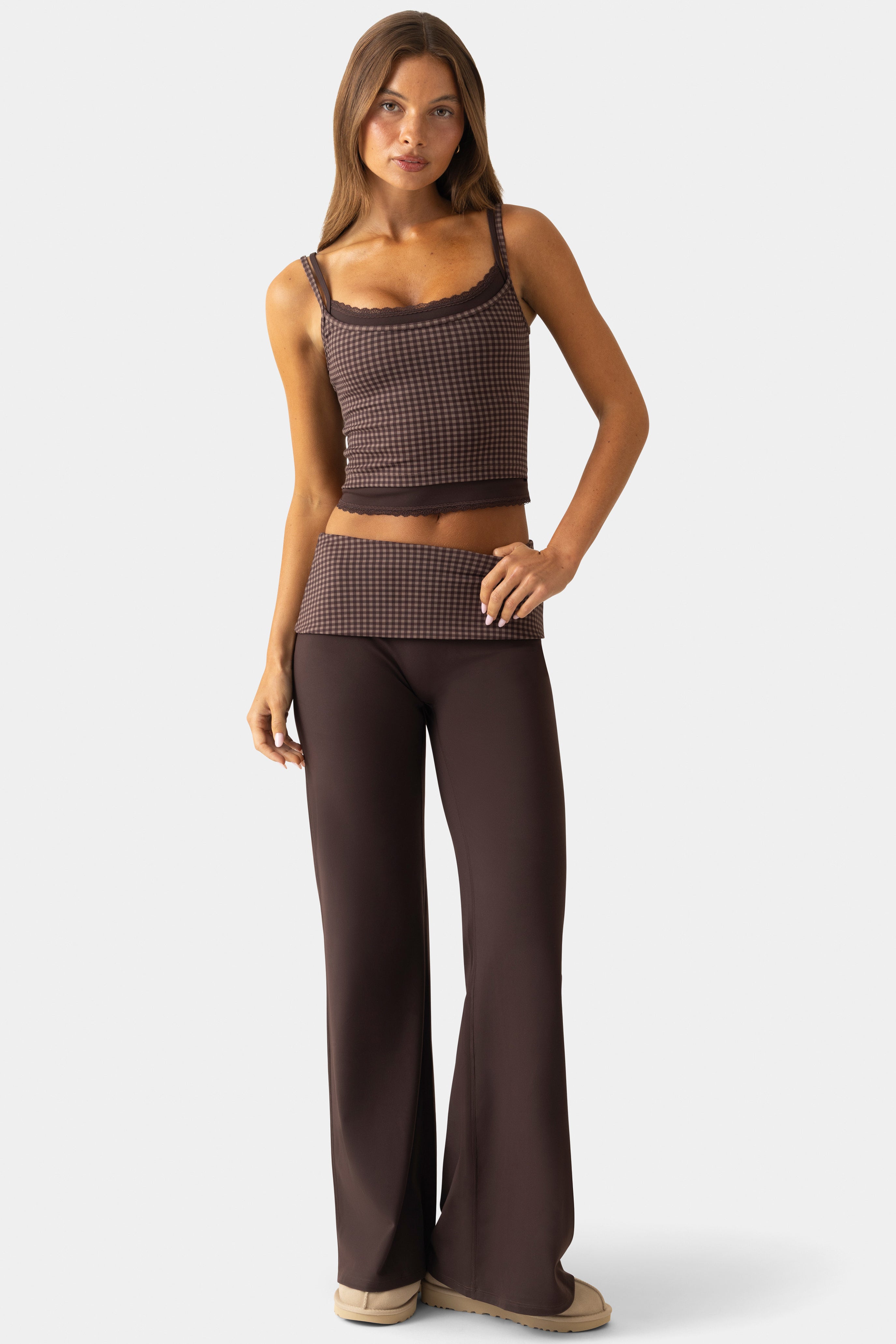 Oh Polly Bo+Tee Soft Active Trousers pantalon Espresso large