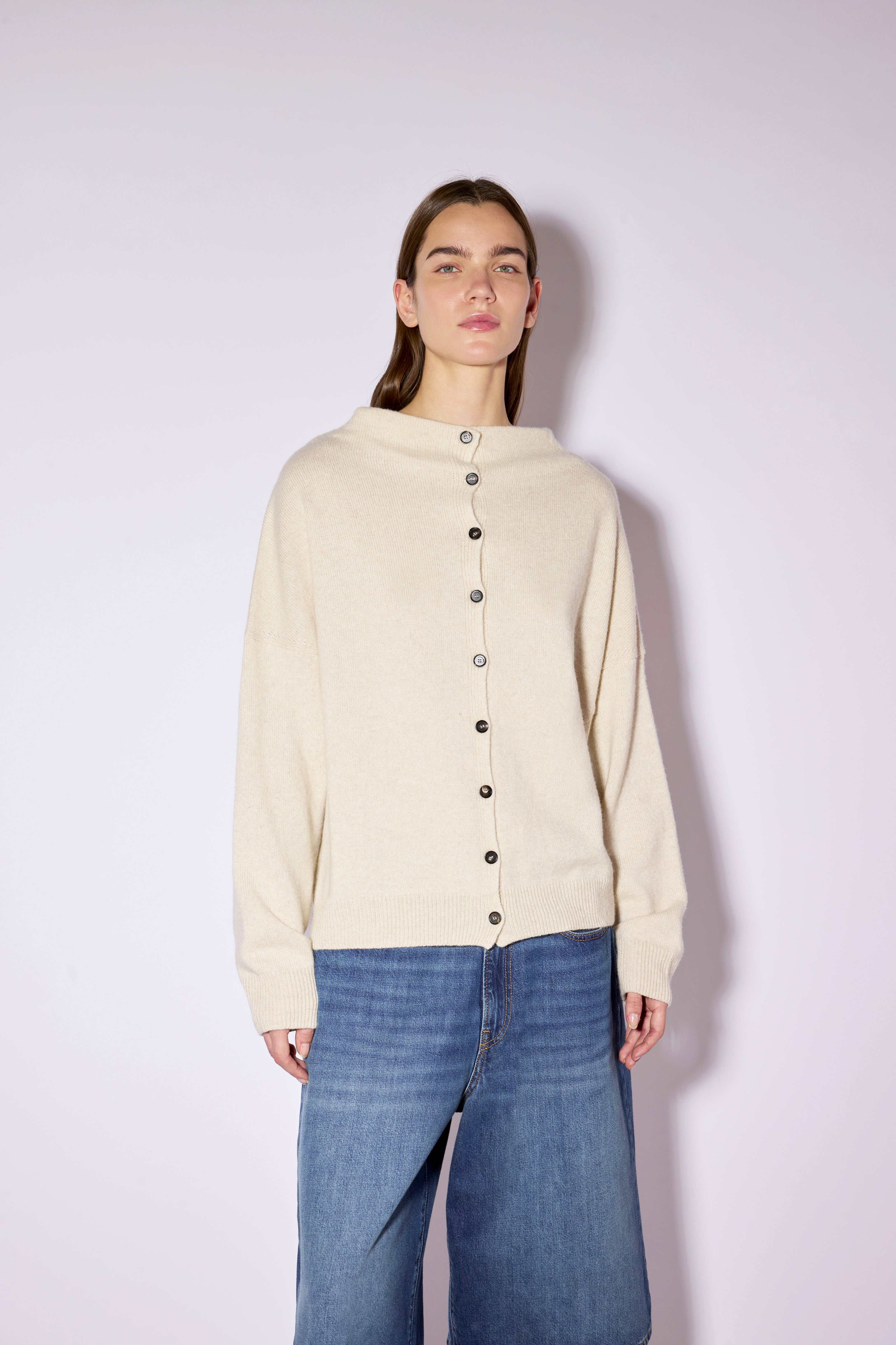 Liviana Conti Cindy cardigan beige cachemire