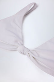 Oh Polly Santona Haut de Bikini Blanc Noué Taille S