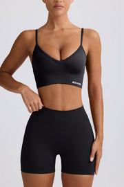 Oh Polly Define Luxe BT1134 brassiere sport noire