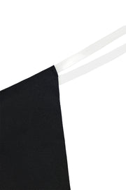 Oh Polly string sans couture bretelle claire noir