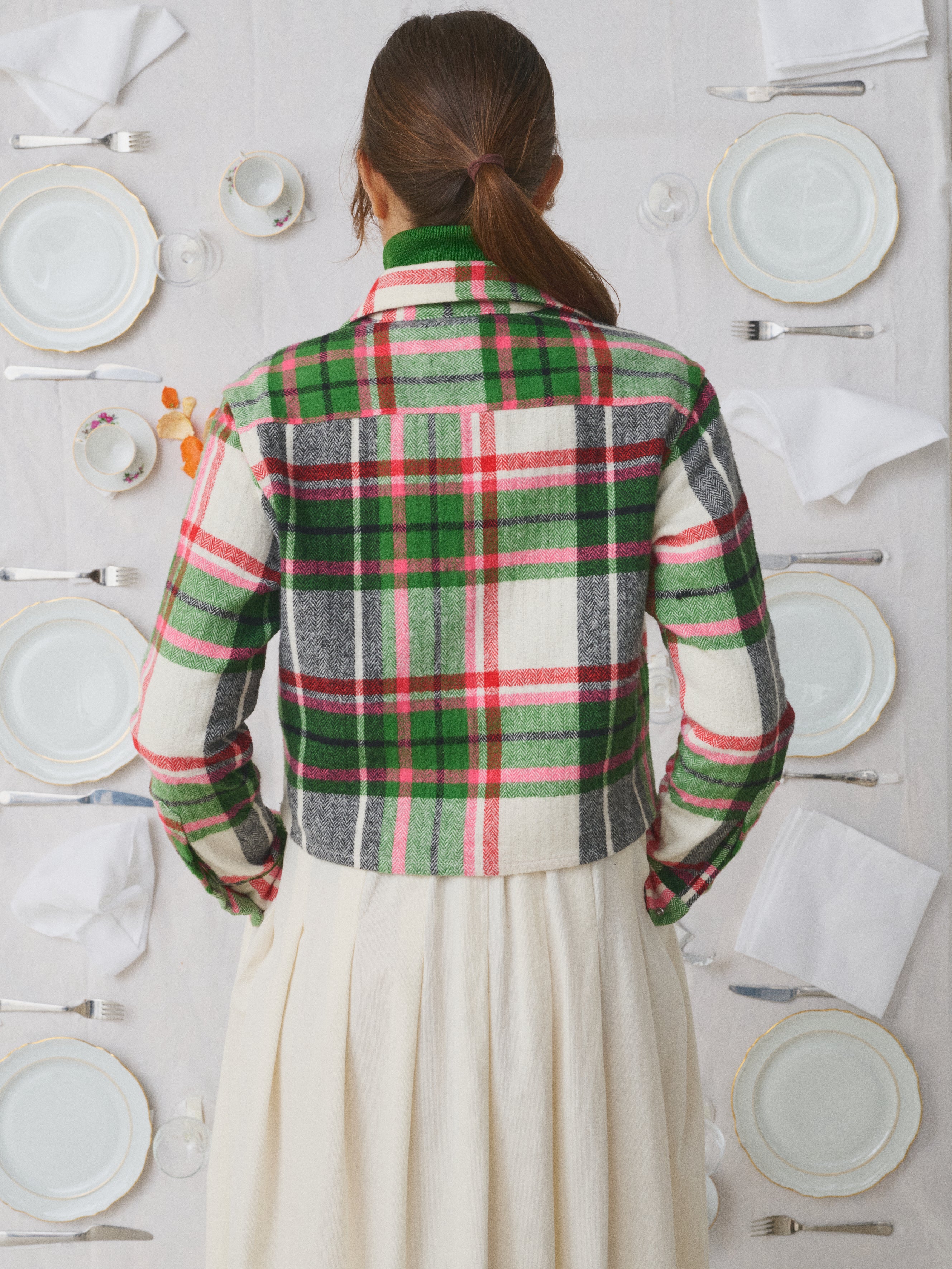 MII À table chemise Bambi En Cuisine carreaux coton