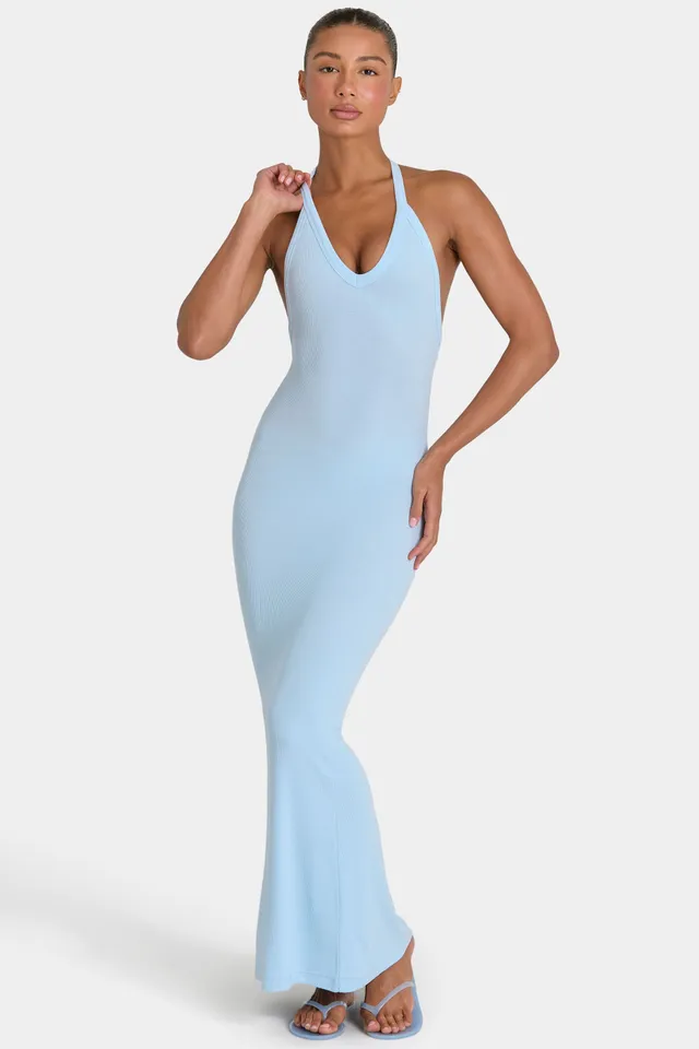 Oh Polly ButterCloud Maxi robe longue sky stretch