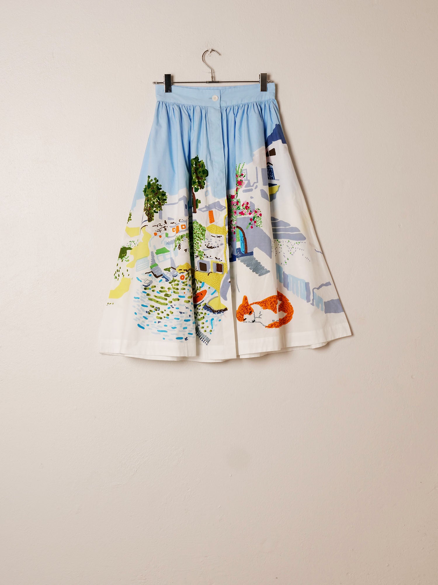 MII Carte Postale Jupe Mona Cyclades jupe coton XS-XL