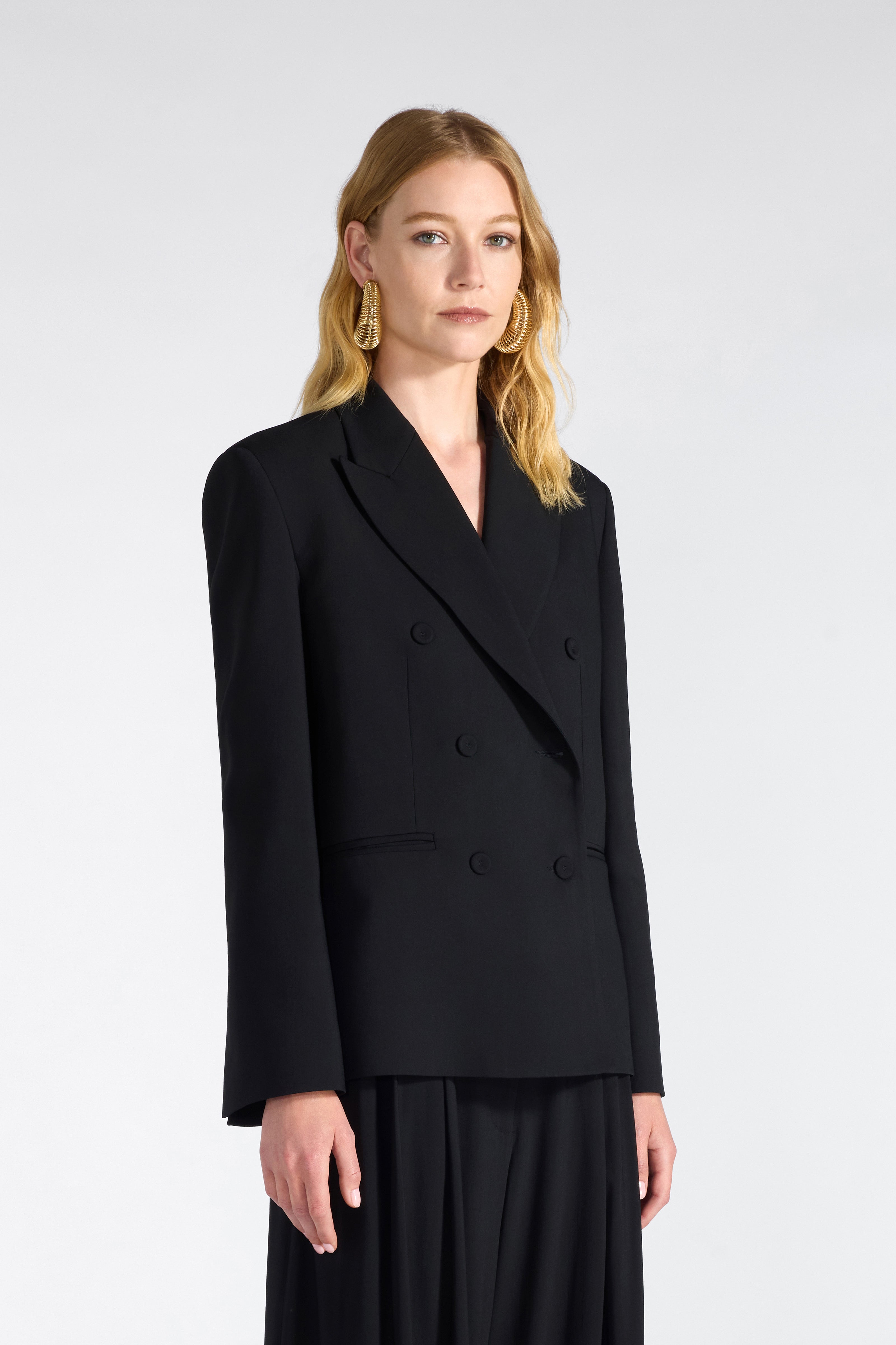 Liviana Conti Roger blazer noir viscose-laine 38-48