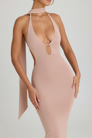 Oh Polly Dresses Anneka 10261 robe maxi pêche dos nu