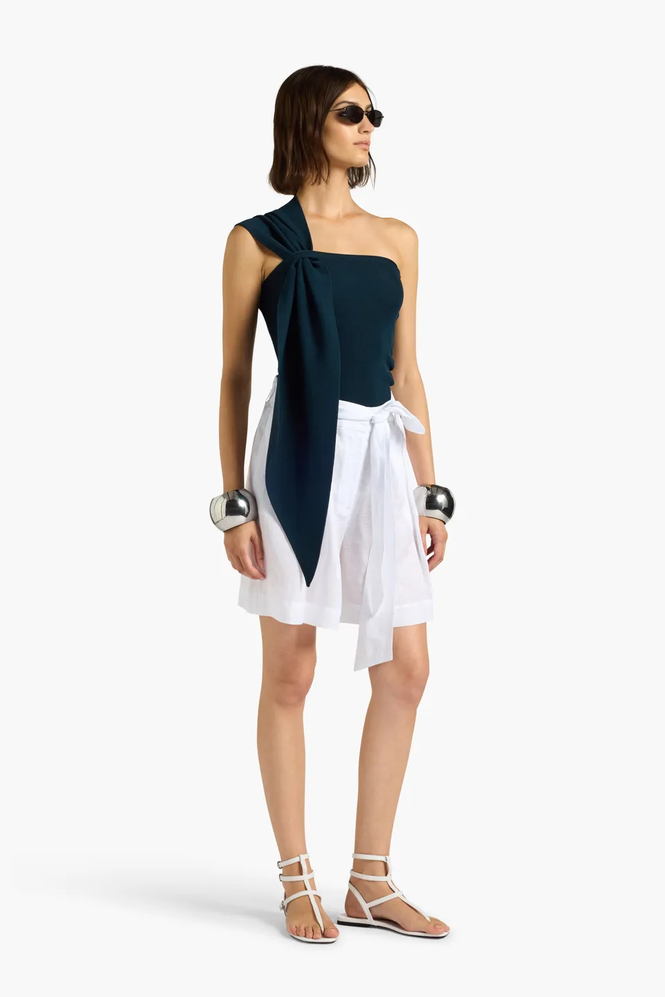 Liviana Conti Danica Top femme bleu XS viscose stretch