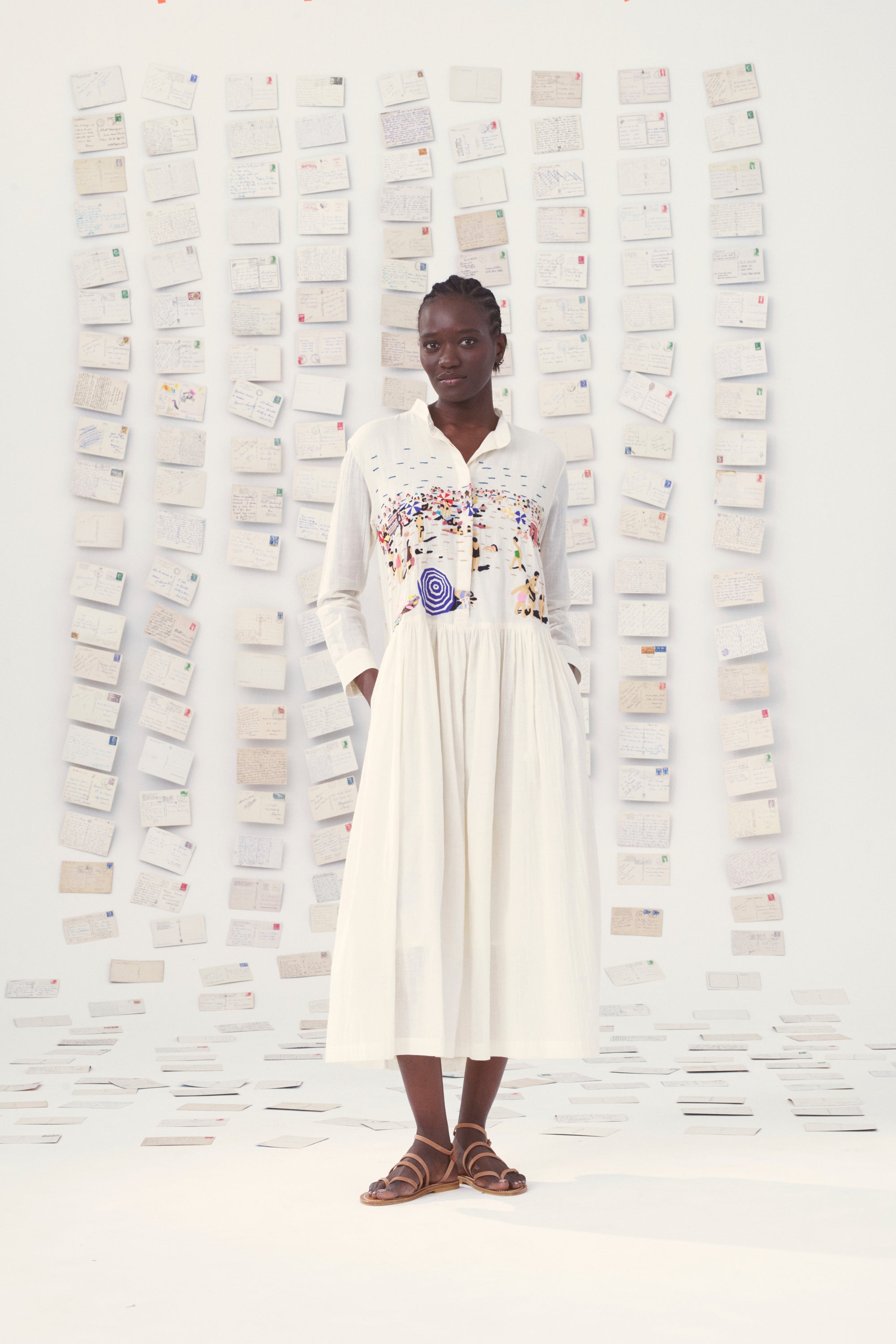 Mii en carte postale Tara robe longue coton Taille M
