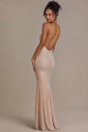 Oh Polly Embellished Robe longue 15130 sable strass