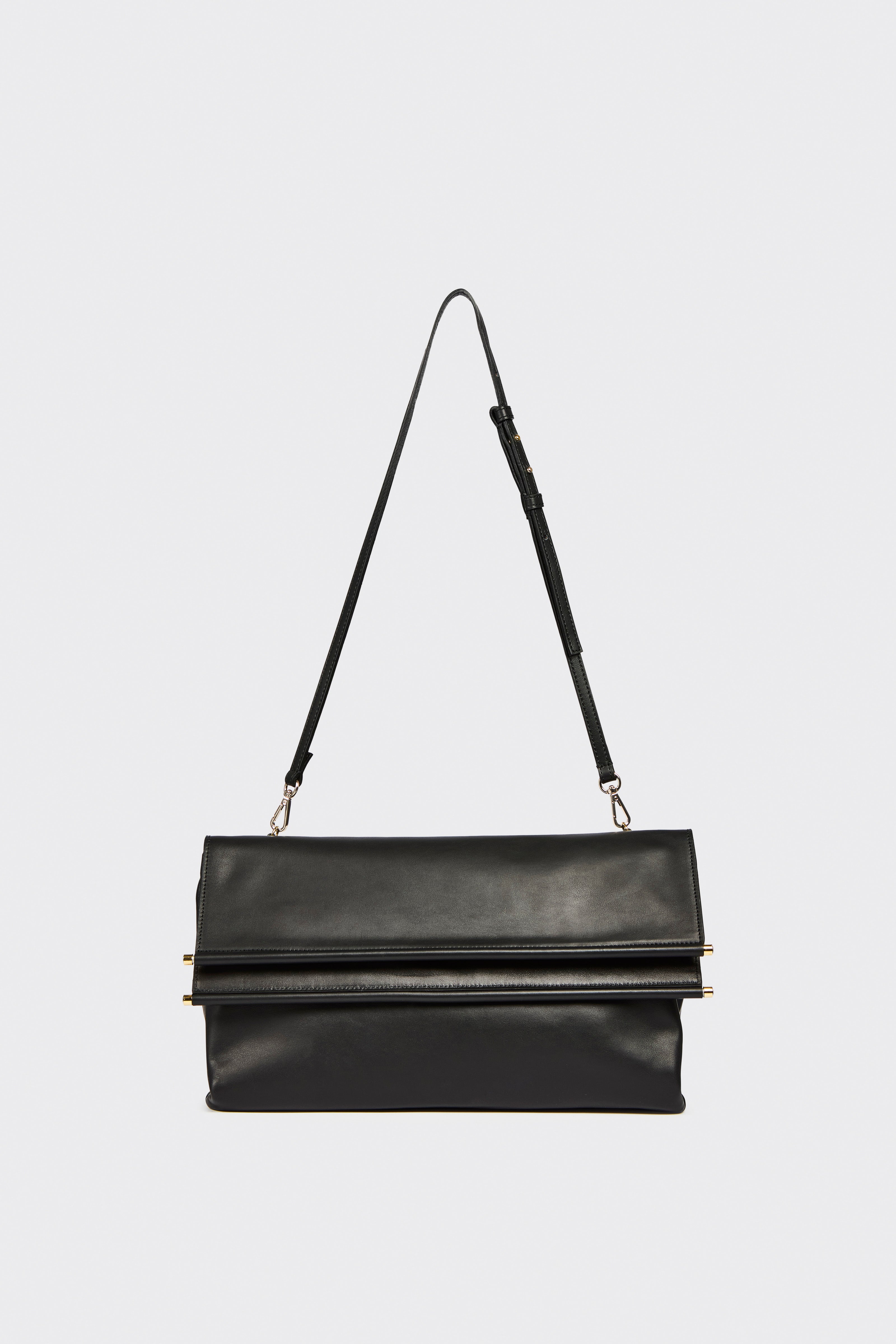 Liviana Conti Leonie maxi pochette noire cuir