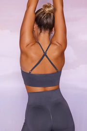 Oh Polly Tops Incline BT0376 top crop sport gris seamless