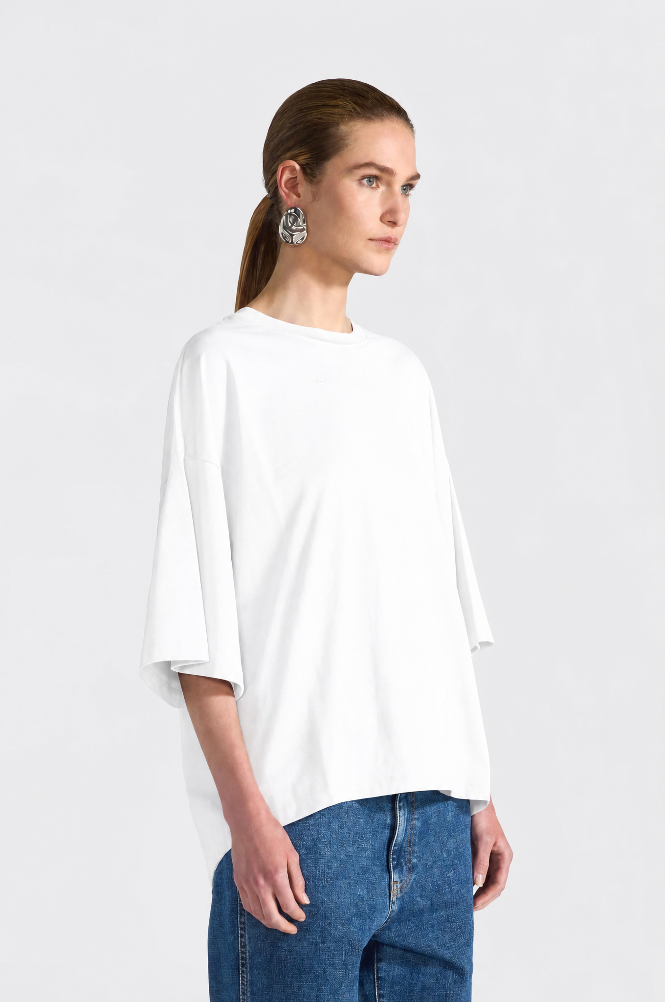 Liviana Conti Ivory t-shirt femme noir en coton