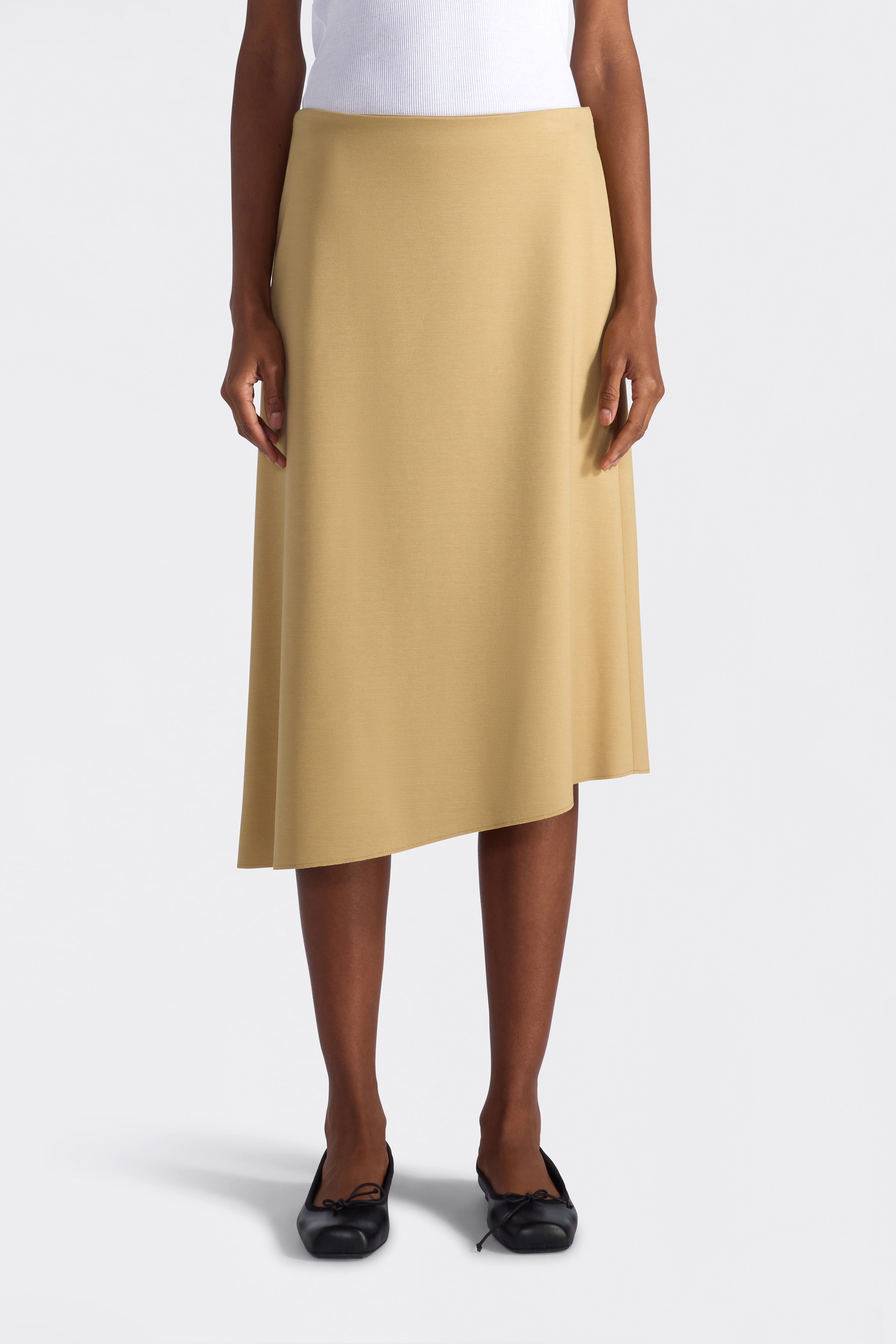 Liviana Conti Amira jupe asymétrique cumin
