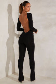 Oh Polly Rumer 5833 combinaison noire col montant modal