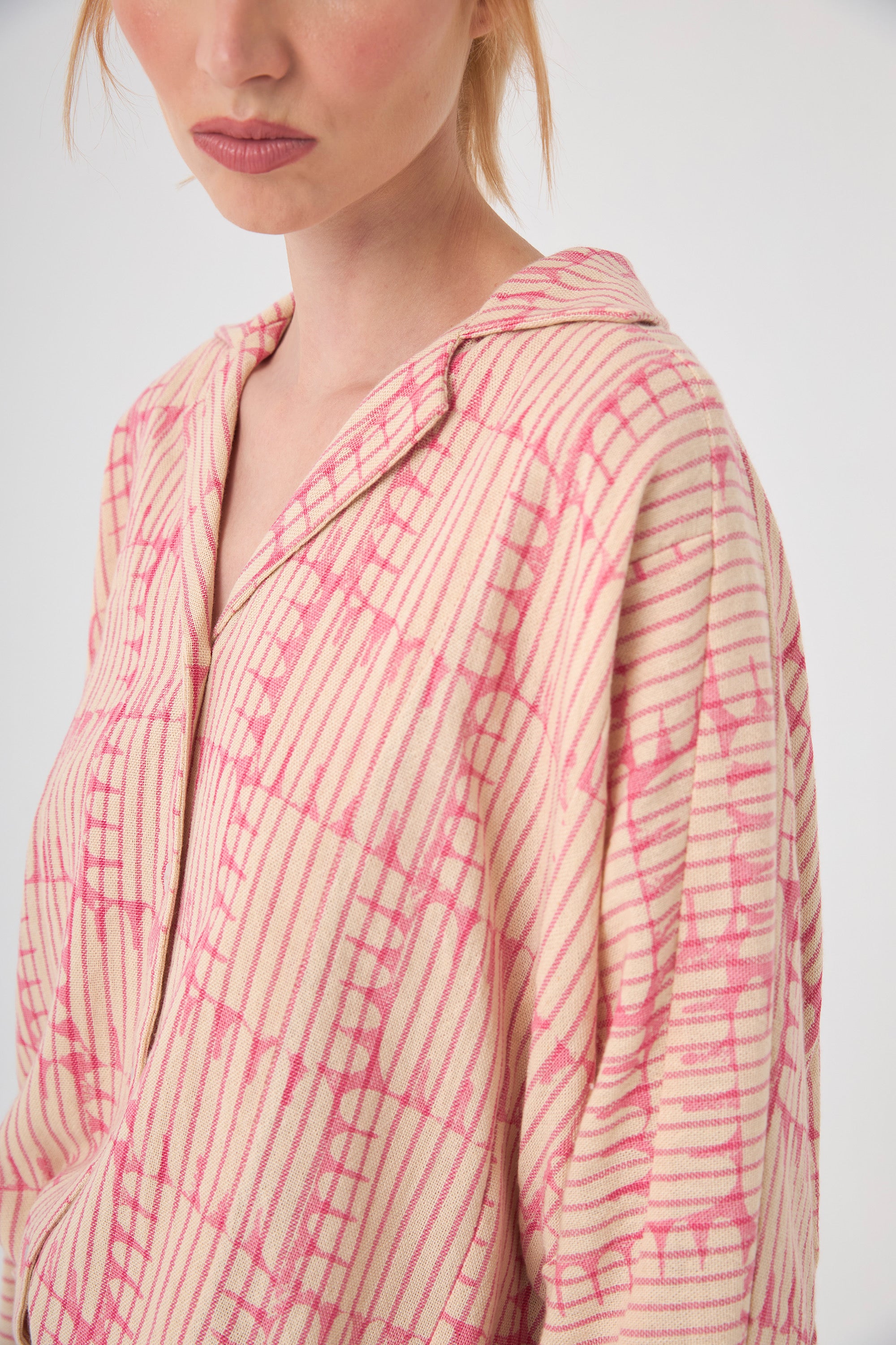 CHICOSOLEIL Shany chemise pink-rosewood S/M 100% coton