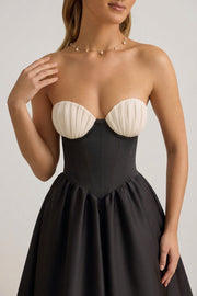 Oh Polly Dresses Gabrielle 12161 Robe Bustier Noir
