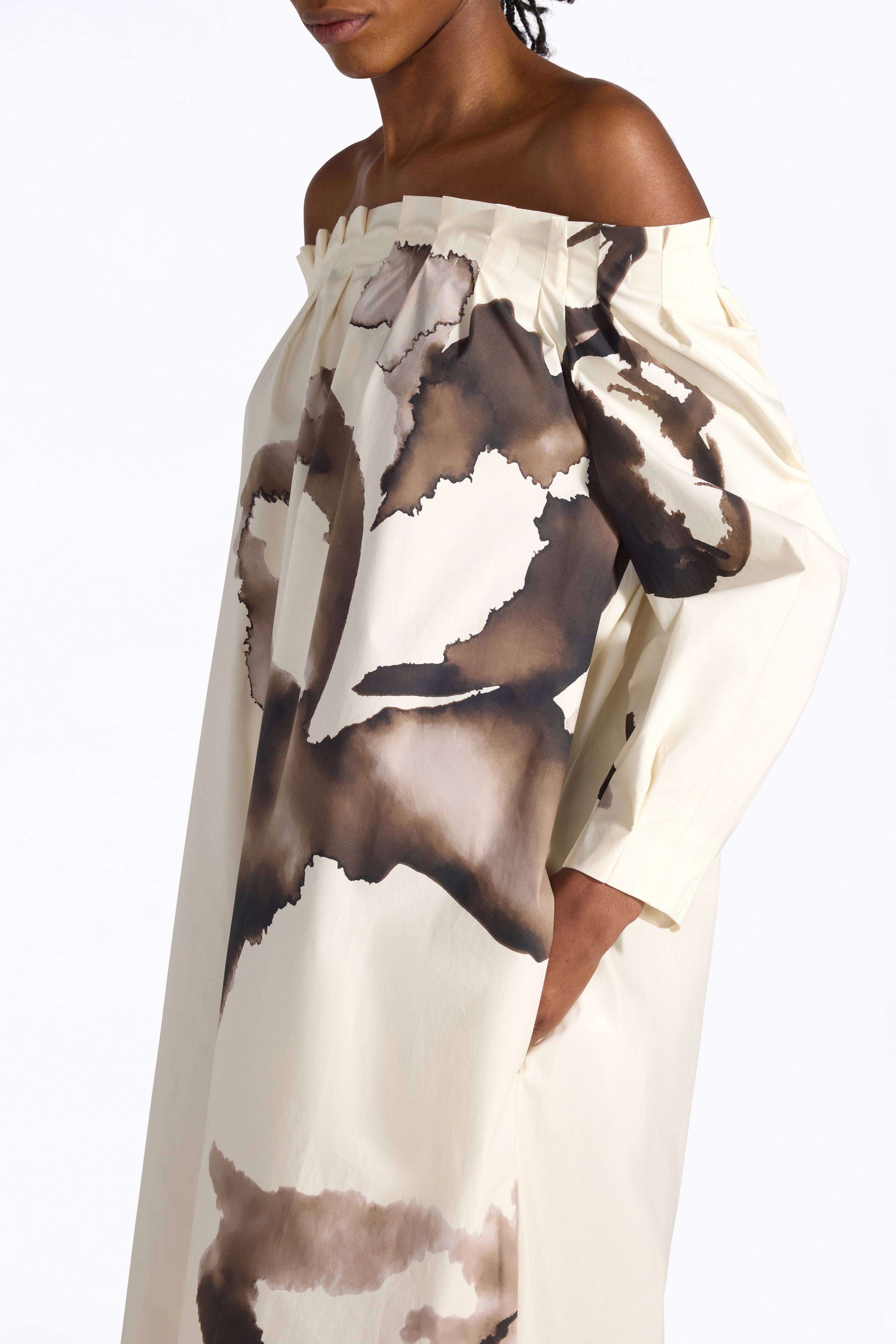 Liviana Conti Evadne robe midi fleurie coton 38