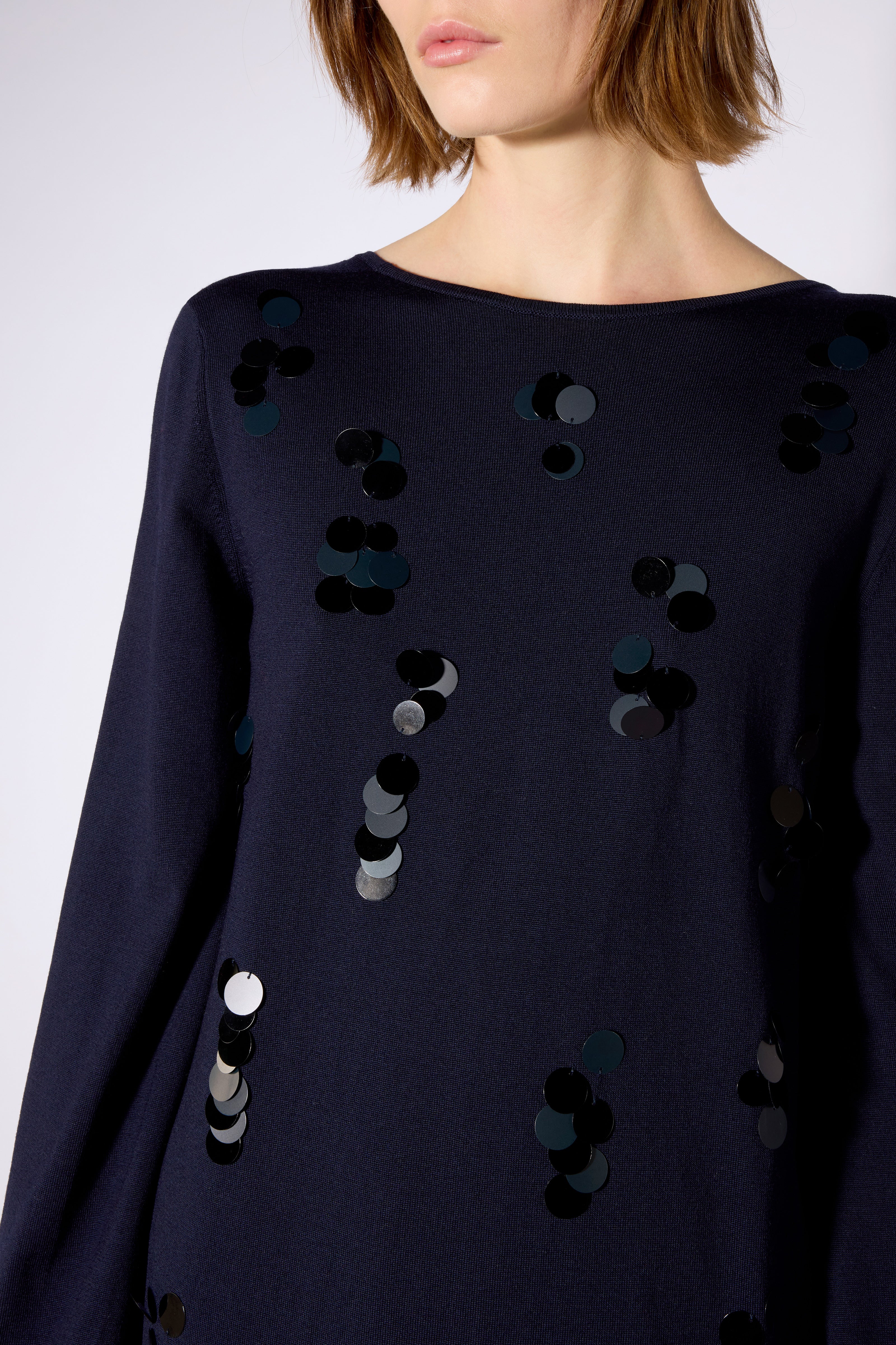 Liviana Conti Nooria robe bleu nuit