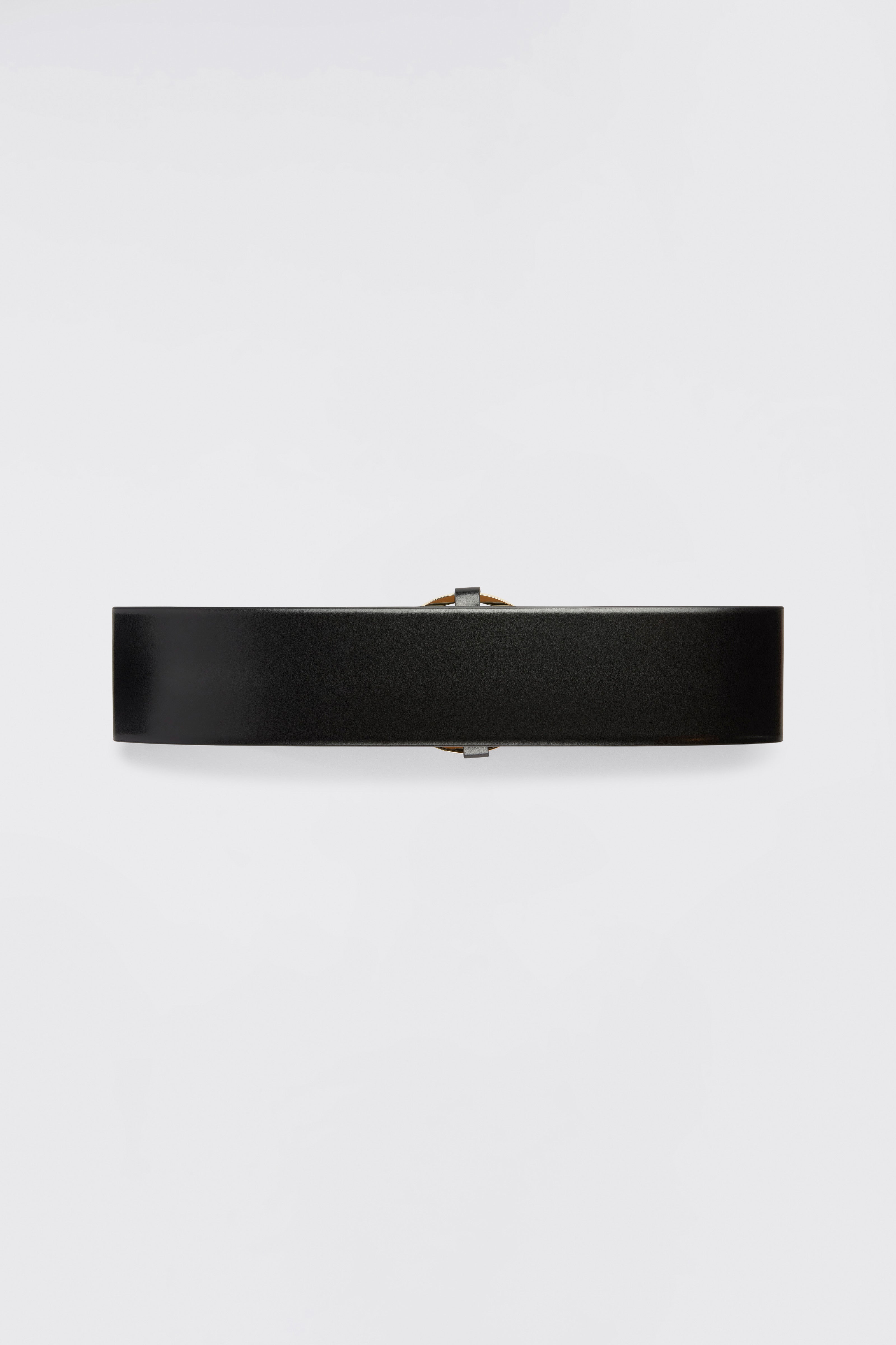 Liviana Conti Lacey ceinture femme Noir vegan 8 cm