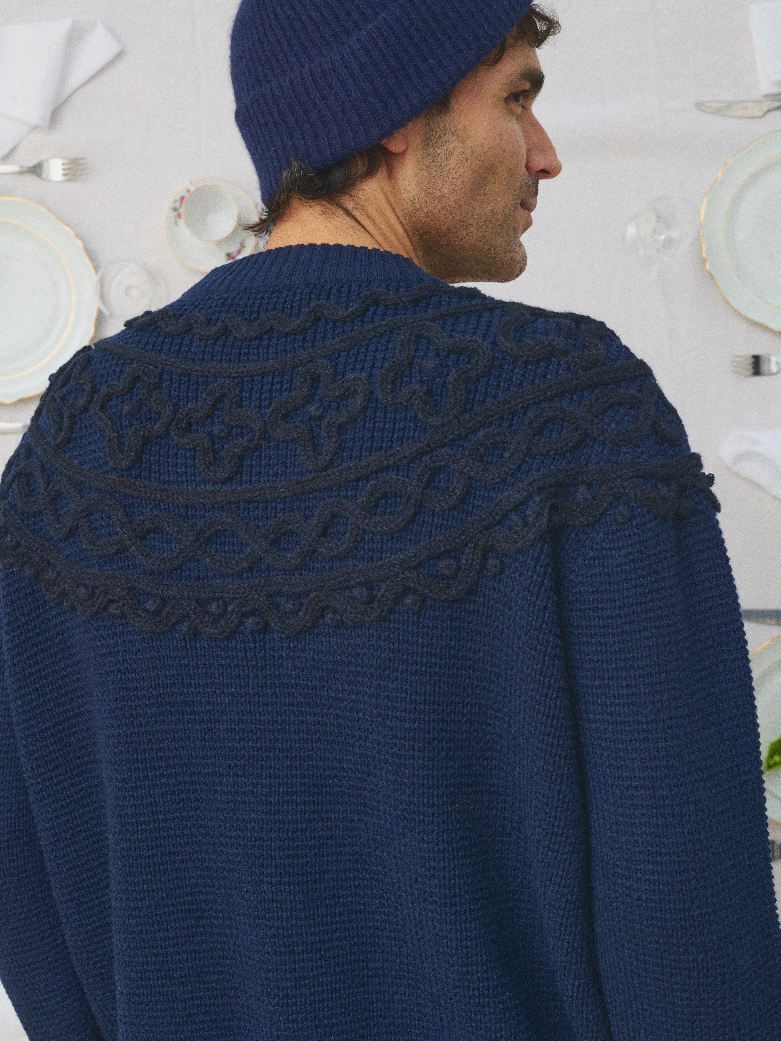 MII À table Pata pull homme maille La Chantilly