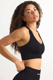 Oh Polly Bo+Tee FlexiRib Racerback Brassière Sport Noir
