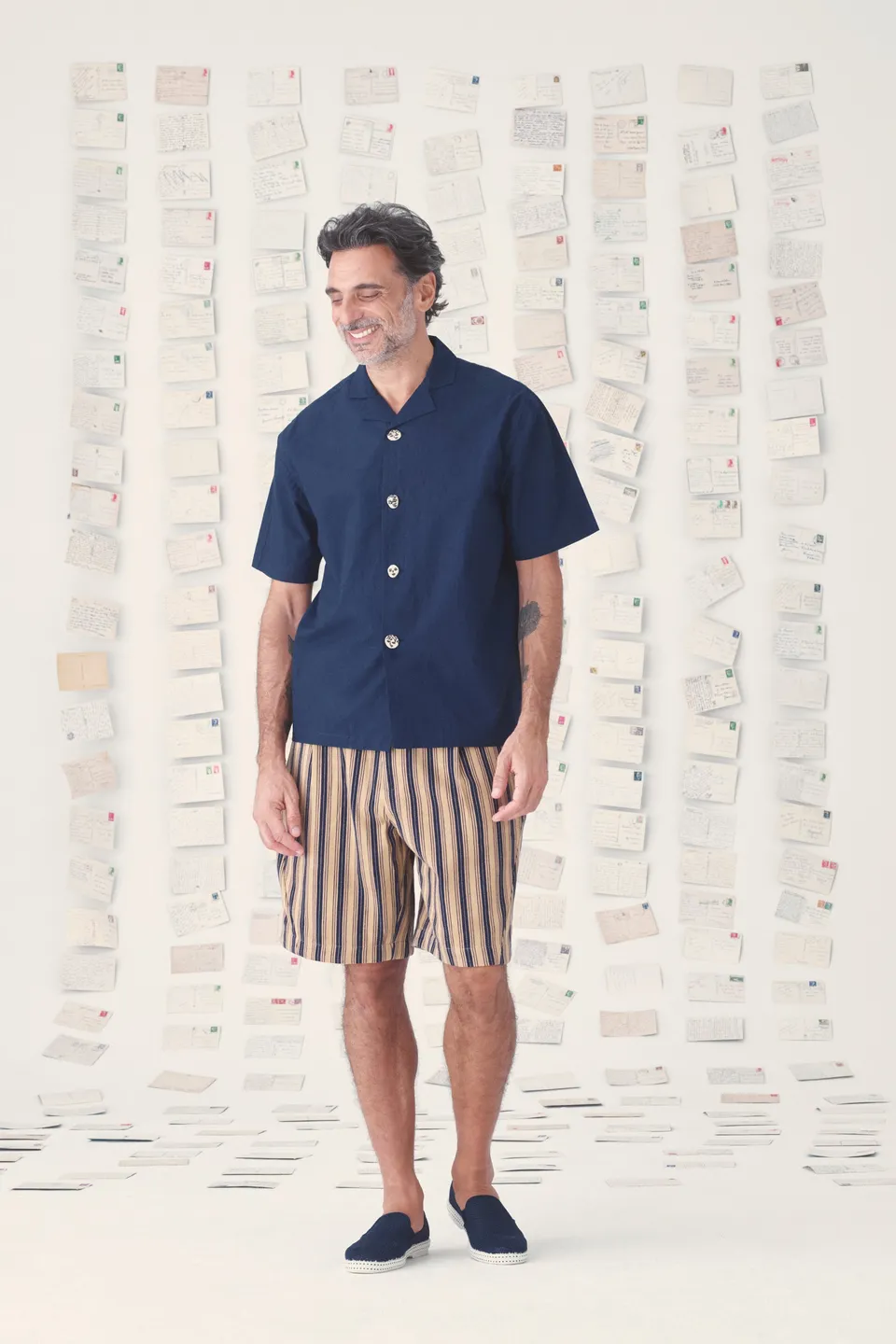 Mii en carte postale Bap Les Cyclades short coton taille M