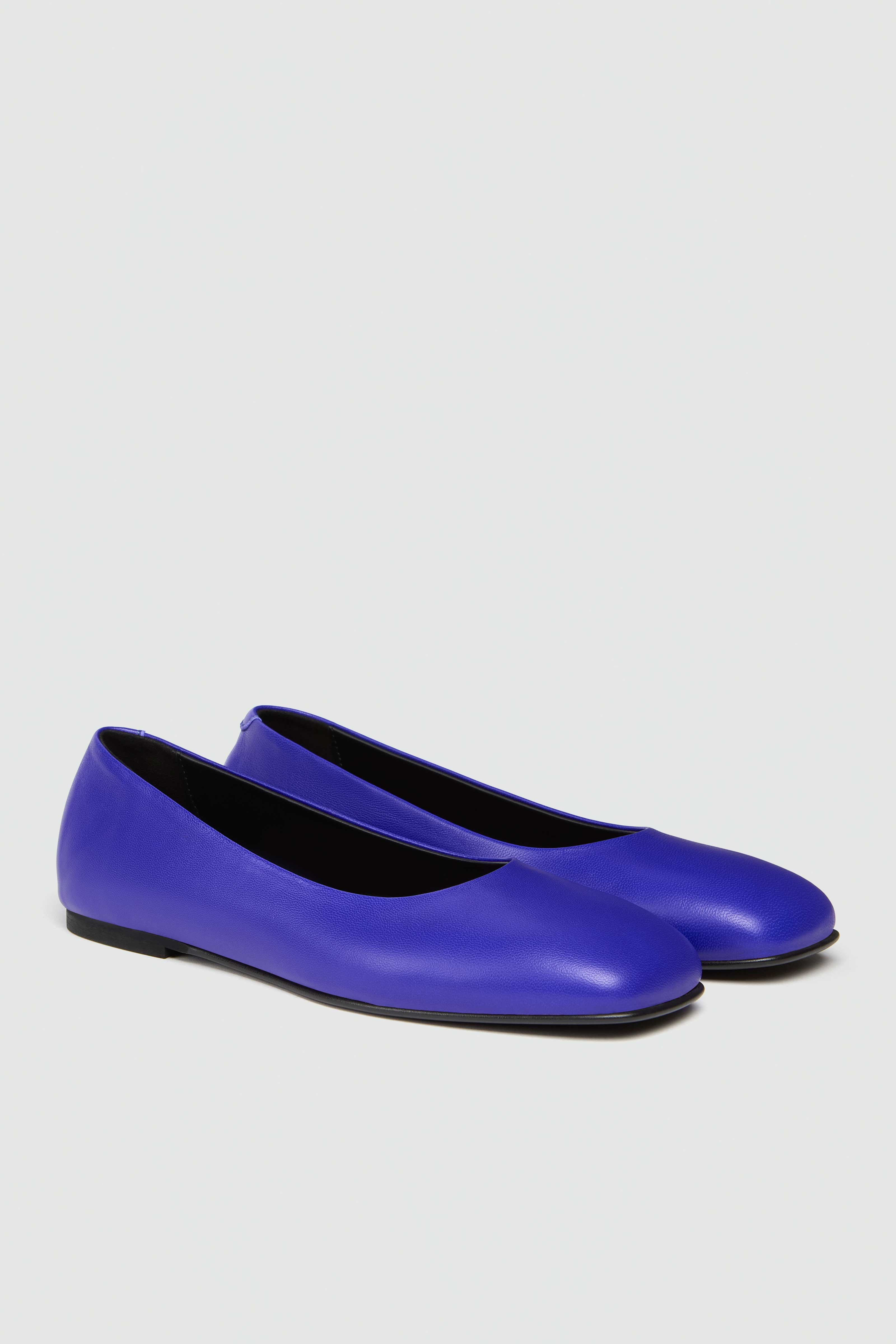 Liviana Conti Olivia ballerines cuir nappa bleuette